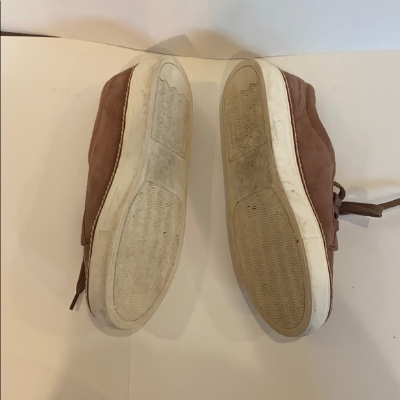 CASLON Mauve Blush Pink Suede Cap Toe Sneaker - Picture 5 of 7